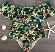 Load image into Gallery viewer, Floral Ruffled Bikini Set